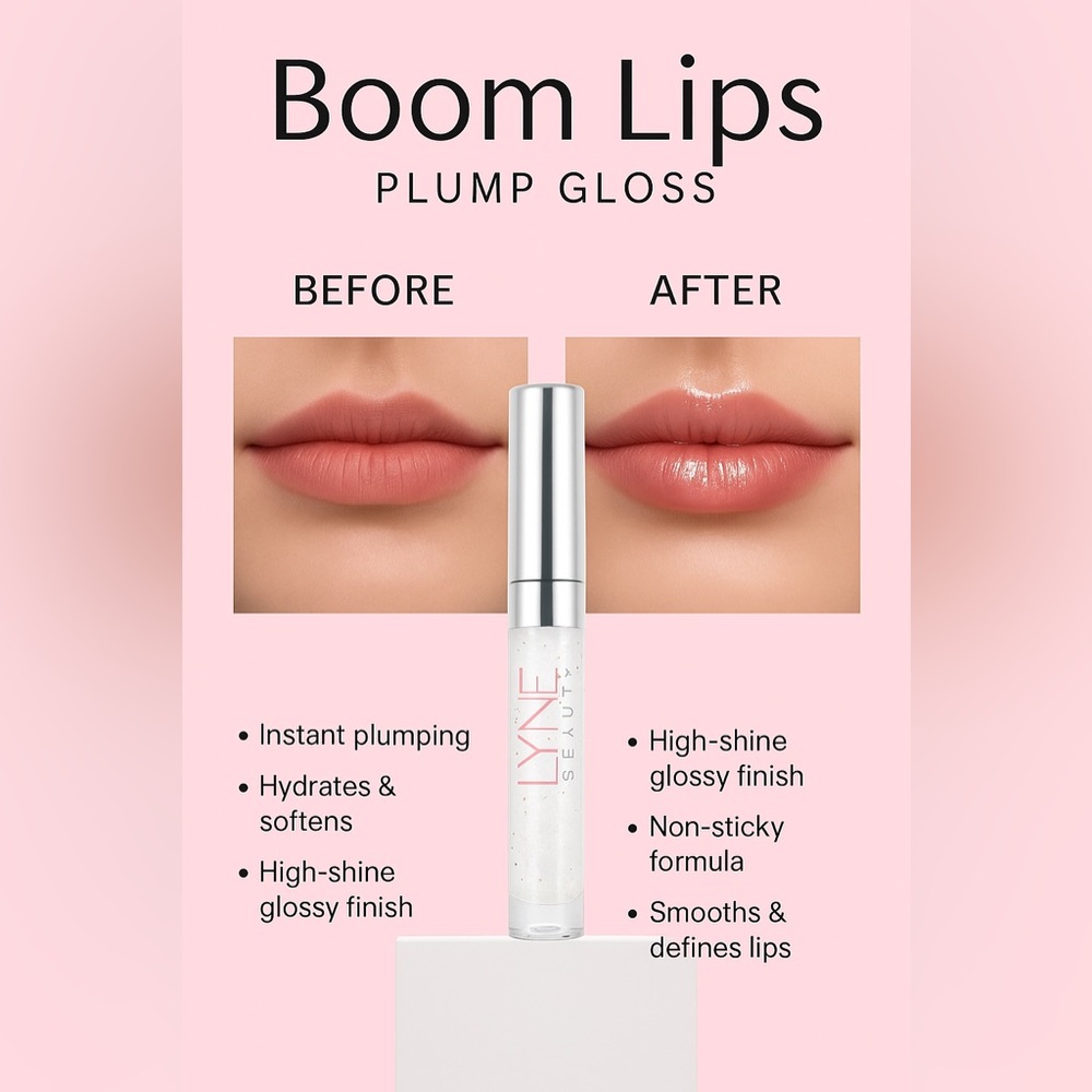 Boom Lips Plump Gloss — LYNE BEAUTY 💋✨ - Picture 9 of 9